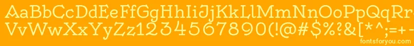 Más sobre la fuente OldenburgRegular fuente OldenburgRegular – Fuentes Amarillas Sobre Fondo Naranja