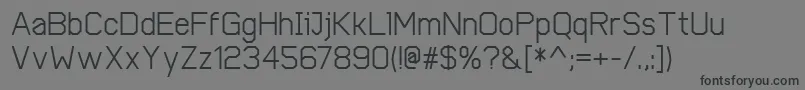CobolMedium Font – Black Fonts on Gray Background