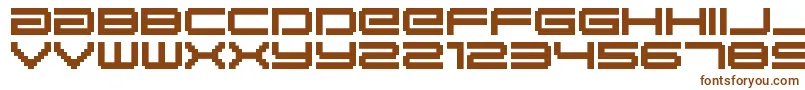Шрифт BmGaiaA10 – коричневые шрифты на белом фоне