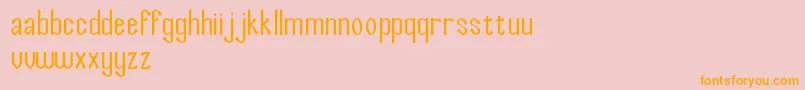 SaltOfTheEarth Font – Orange Fonts on Pink Background