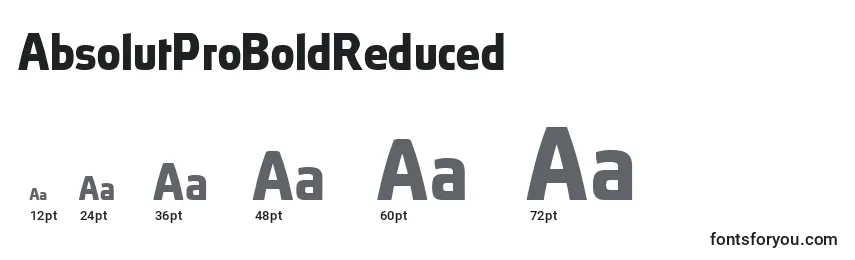 AbsolutProBoldReduced Font Sizes