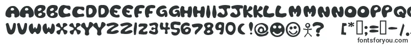 Шрифт PlasticTomato – крупные шрифты