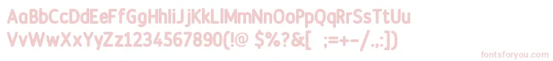 More about DiscotecaroundedFreeForPersonalUse Font DiscotecaroundedFreeForPersonalUse Font – Pink Fonts on White Background