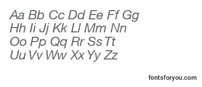 Шрифт HelveticaNeueCe56Italic