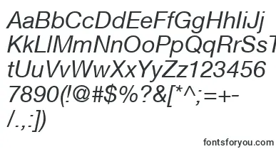  HelveticaNeueCe56Italic font
