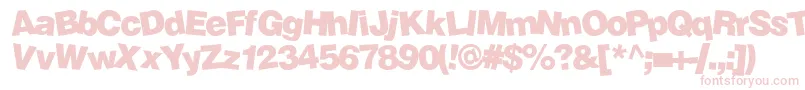 Soopafresh Font – Pink Fonts on White Background