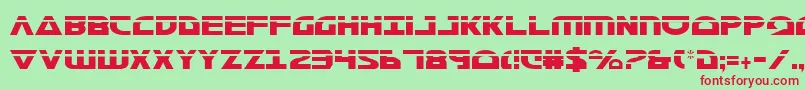 Morsenkv2cl Font – Red Fonts on Green Background