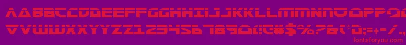 Morsenkv2cl Font – Red Fonts on Purple Background