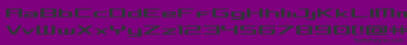 Concielianexpand Font – Black Fonts on Purple Background