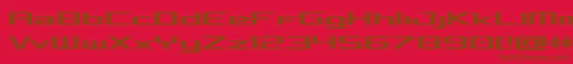 Concielianexpandフォントについての詳細 フォントConcielianexpand – 赤い背景に茶色の文字