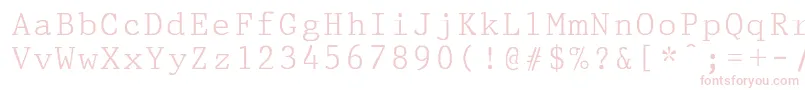 PrestigepicaNormal Font – Pink Fonts on White Background