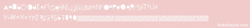 Bangparty Font – White Fonts on Pink Background