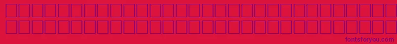 ArrowsneRegular Font – Purple Fonts on Red Background