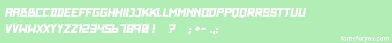 WadimGiantItalic Font – White Fonts on Green Background