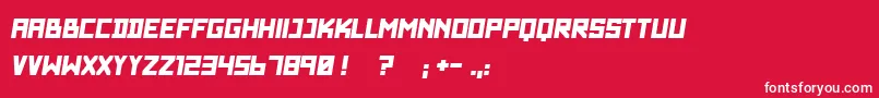 Lisätietoja WadimGiantItalic-fontista WadimGiantItalic-fontti – valkoiset fontit punaisella taustalla