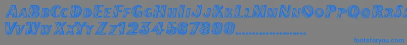 More about CallumRegular Font CallumRegular Font – Blue Fonts on Gray Background