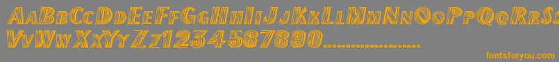 More about CallumRegular Font CallumRegular Font – Orange Fonts on Gray Background