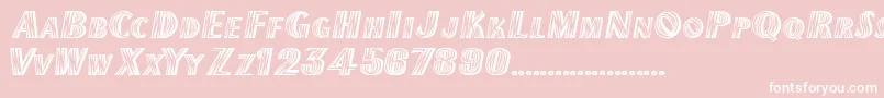 More about CallumRegular Font CallumRegular Font – White Fonts on Pink Background