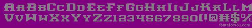 Шрифт Interceptore – серые шрифты на фиолетовом фоне