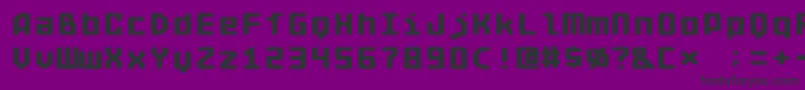 Addelectriccity-Schriftart – Schwarze Schriften auf violettem Hintergrund