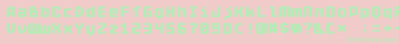 Addelectriccity Font – Green Fonts on Pink Background