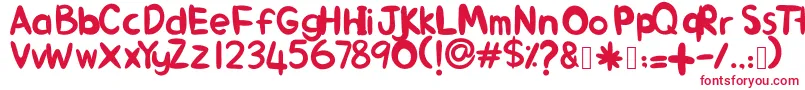 AlinKid Font – Red Fonts