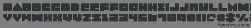 Lobotommye Font – Black Fonts on Gray Background