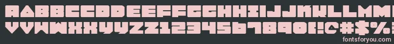 Lobotommye Font – Pink Fonts on Black Background