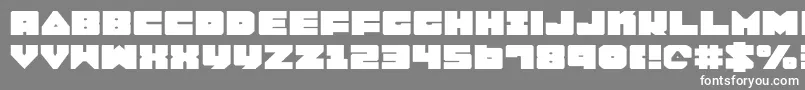 Lobotommye Font – White Fonts on Gray Background