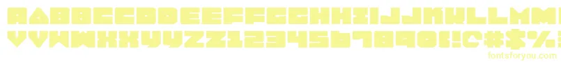 Шрифт Lobotommye – жёлтые шрифты