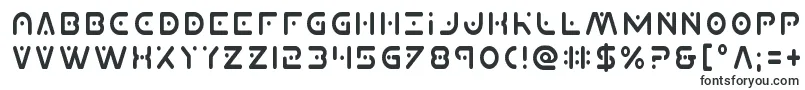 Шрифт Planetxcond – космические шрифты