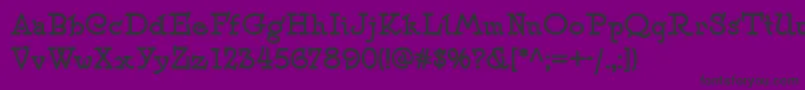 SpeedballNo2NfBold Font – Black Fonts on Purple Background