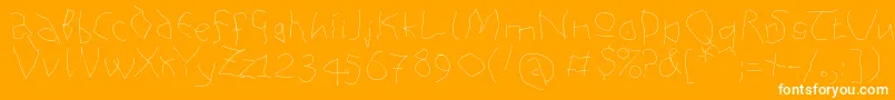 Saiba mais sobre a fonte Analphabetism Fonte Analphabetism – fontes brancas em um fundo laranja