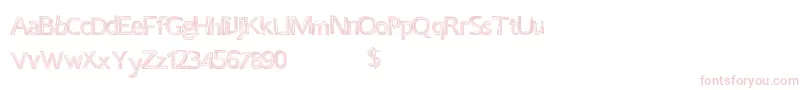 Certaintimes Font – Pink Fonts on White Background