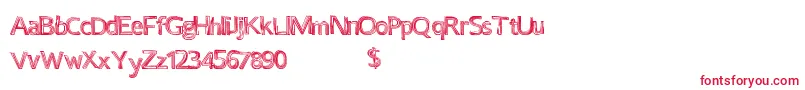 Certaintimes Font – Red Fonts on White Background
