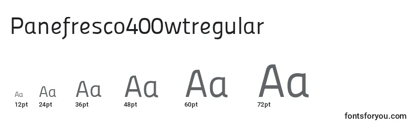 Panefresco400wtregular Font Sizes