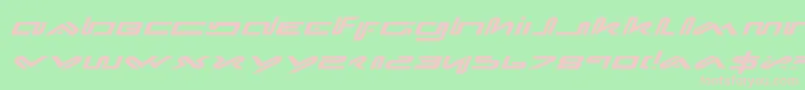 Xephei Font – Pink Fonts on Green Background