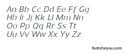 UnimanMediumitalic-fontti