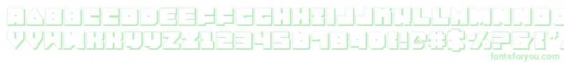 Lobotommy3D-Schriftart – Grüne Schriften