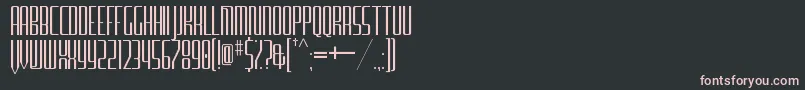 FurgatorioSansTitling Font – Pink Fonts on Black Background