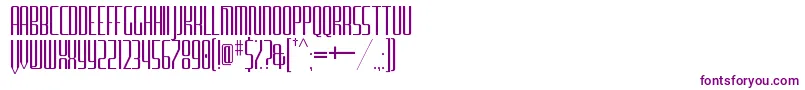 FurgatorioSansTitling Font – Purple Fonts on White Background