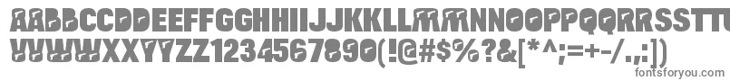 BulltoadpistolRegular Font – Gray Fonts