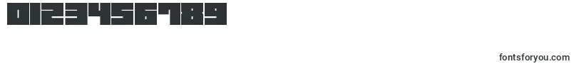 SquareChunks-fontti – Fontit numeroille ja luvuille