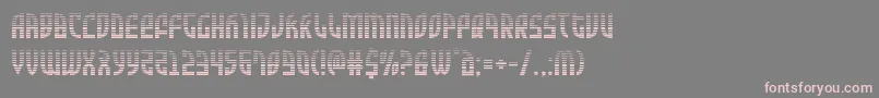 Zoneridergrad Font – Pink Fonts on Gray Background