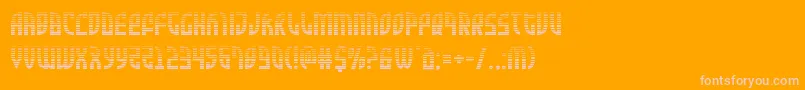 Zoneridergrad Font – Pink Fonts on Orange Background