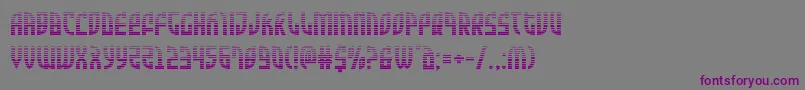 Zoneridergrad Font – Purple Fonts on Gray Background