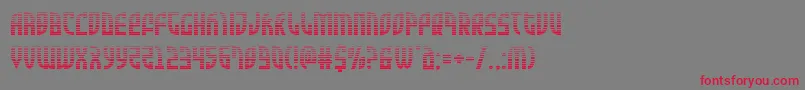 Шрифт Zoneridergrad – красные шрифты на сером фоне