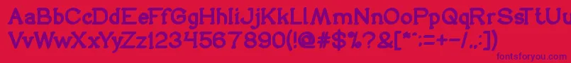 Lisätietoja SincereHeart-fontista SincereHeart-fontti – violetit fontit punaisella taustalla