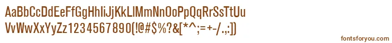 Шрифт AnconaNarrowRegular – коричневые шрифты