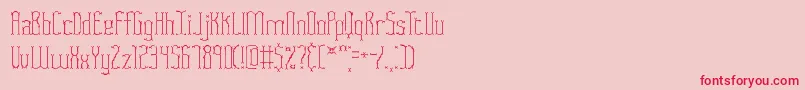 Fasciitw Font – Red Fonts on Pink Background